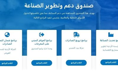 صندوق دعم وتطوير الصناعة /برنامج ترويج الصادرات-المرحلة الأولى